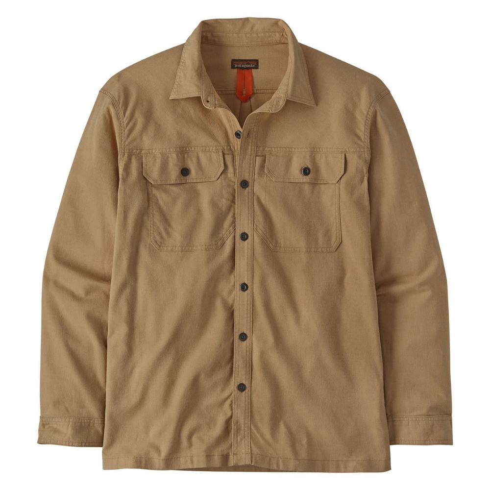 Patagonia Men's XS Whole Weave: Husk Tan Light Farrier's Shirt